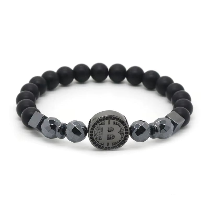 Bitcoin Luxury Bracelet – Sleek, Masculine, and Crypto-Inspired