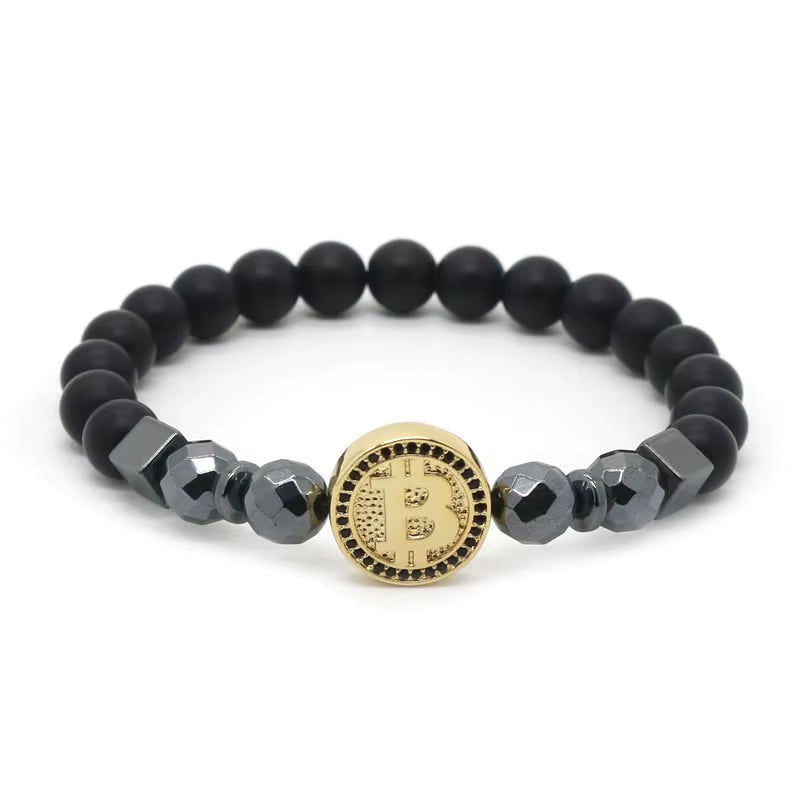 Bitcoin Luxury Bracelet – Sleek, Masculine, and Crypto-Inspired